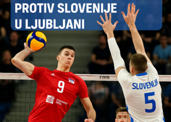 Odbojkaši Srbije igraju protiv Slovenije u Ljubljani
