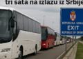 AMSS: Autobusi čekaju tri sata na izlazu iz Srbije