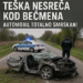 Teška nesreća kod Bečmena: Automobil totalno smrskan! 4 Teška nesreća kod Bečmena: Automobil totalno smrskan!