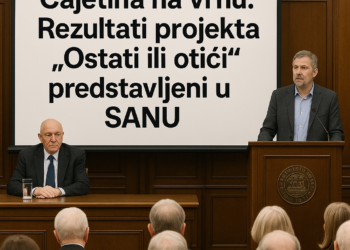 „Čajetina na vrhu: Rezultati projekta ‘Ostati ili otići’ predstavljeni u SANU“