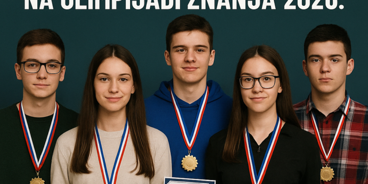 Gimnazijalci iz Pljevalja osvojili vrhunske rezultate na Olimpijadi znanja 2026. 1 Gimnazijalci iz Pljevalja osvojili vrhunske rezultate na Olimpijadi znanja 2026.