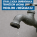 Stabilizacija snabdevanja tehničkom vodom: Problemi u rešavanju!