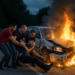 Bjelopoljci herojski spasili sugrađanina iz slupanog automobila pre nego što se zapalio!