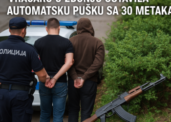 MUP: Uhapšena lica koja su na Vračaru u žbunju ostavila automatsku pušku sa 30 metaka