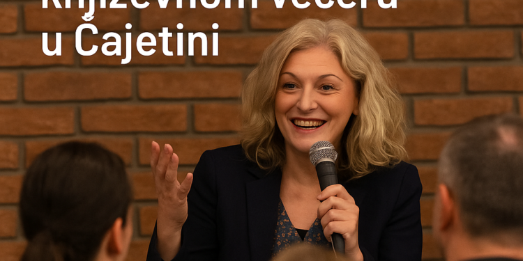 Jasenka Lalović oduševila publiku na književnom večeru u Čajetini