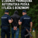 Uhapšeni na Vračaru: U žbunju pronađena automatska puška i flaša s benzinom!