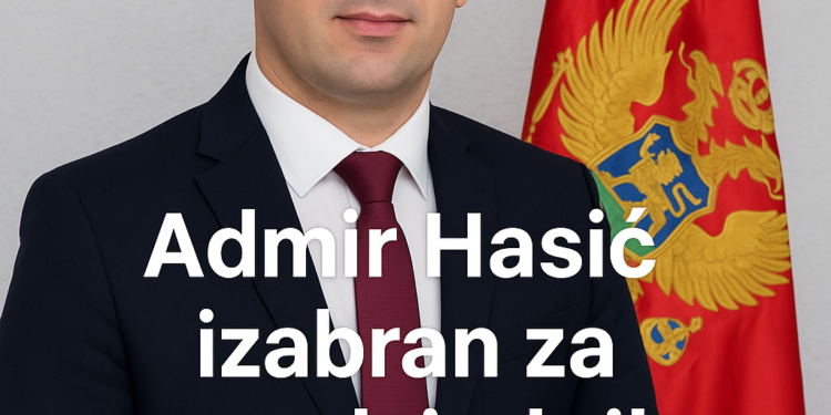 Admir Hasić izabran za potpredsjednika SO Bijelo Polje