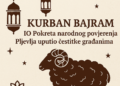 Kurban bajram: IO Pokreta narodnog povjerenja Pljevlja uputio čestitke građanima 2 Kurban bajram: IO Pokreta narodnog povjerenja Pljevlja uputio čestitke građanima