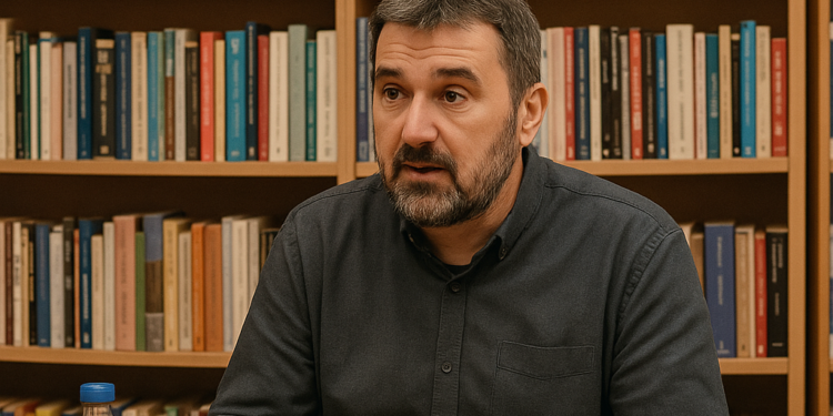 Jasenko Lalović na književnom susretu u Biblioteci Čajetina