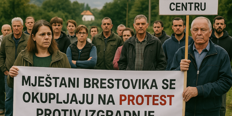 Mještani Brestovika se okupljaju na protest protiv izgradnje reciklažnog centra