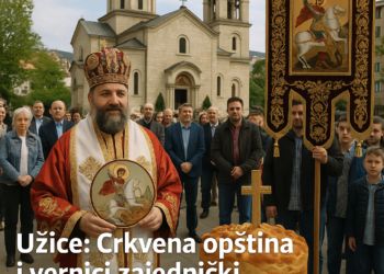 Užice: Crkvena opština i vernici zajednički proslavili slavu grada