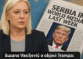 Suzana Vasiljević o objavi Trampa: Srbija u svim svetskim medijima u poslednjih nedelju dana 8 Suzana Vasiljević o objavi Trampa: Srbija u svim svetskim medijima u poslednjih nedelju dana