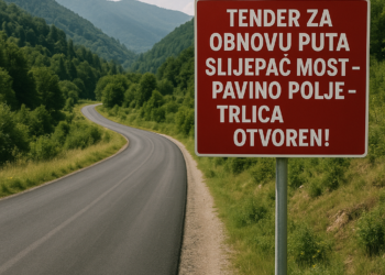 Tender za obnovu puta Slijepač Most – Pavino Polje – Trlica otvoren!