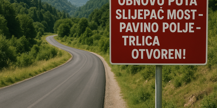 Tender za obnovu puta Slijepač Most - Pavino Polje - Trlica otvoren! 1 Tender za obnovu puta Slijepač Most – Pavino Polje – Trlica otvoren!