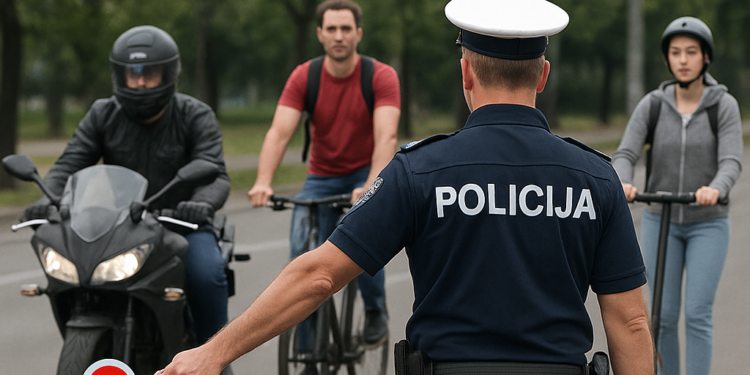Policija pojačava kontrolu motociklista, biciklista i korisnika električnih trotineta 1 Policija pojačava kontrolu motociklista, biciklista i korisnika električnih trotineta