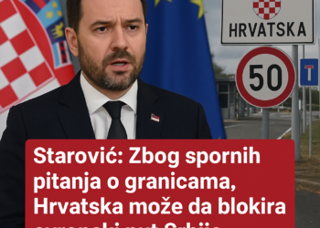 Starović: Zbog spornih pitanja o granicama, Hrvatska može da blokira evropski put Srbije