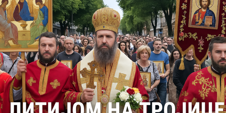 Литијом на Тројице обележена градска слава 1 Литијом на Тројице обележена градска слава