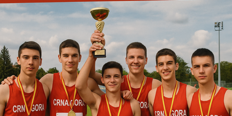 Učenici Srednje stručne škole Pljevlja: Atletski šampioni Crne Gore oborili državni rekord i osvojili zlato!
