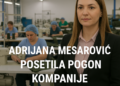 Adrijana Mesarović posetila pogon kompanije „Jumko“ u Drvaru