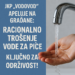 JKP ‘Vodovod’ apeluju na građane: Racionalno trošenje vode za piće ključno za održivost!