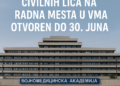 Konkurs za prijem civilnih lica na radna mesta u VMA otvoren do 30. juna 5 Konkurs za prijem civilnih lica na radna mesta u VMA otvoren do 30. juna
