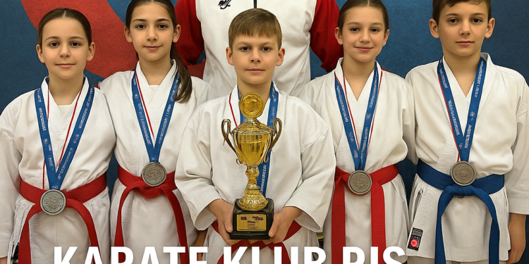 Karate klub Ris ostvario zapažen nastup na Balkanskom prvenstvu za decu u Turskoj