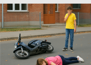Nesreća ispred škole u Surčinu: Dečak (13) mopedom oborio devojčicu (11)
