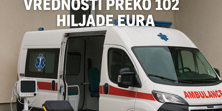 Dom zdravlja Pljevlja dobija novu opremu i sanitetsko vozilo u vrednosti preko 102 hiljade eura