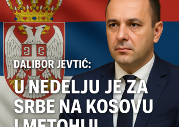 Dalibor Jevtić: U nedelju je za Srbe na Kosovu i Metohiji referendum