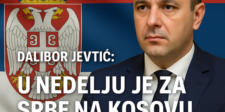 Dalibor Jevtić: U nedelju je za Srbe na Kosovu i Metohiji referendum