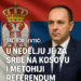 Dalibor Jevtić: U nedelju je za Srbe na Kosovu i Metohiji referendum