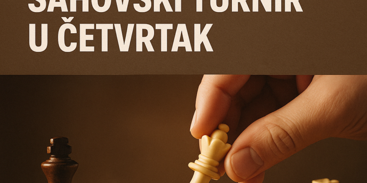 MO Savez slepih iz Užica organizuje šahovski turnir u četvrtak