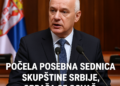 Počela posebna sednica Skupštine Srbije, obraća se Gobaš