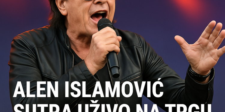 Alen Islamović sutra uživo na Trgu partizana: Očekuje se spektakl!