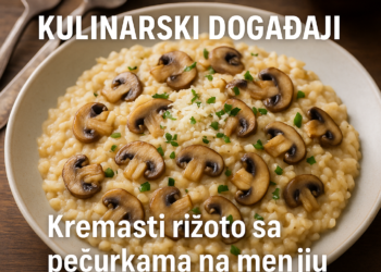 U pripremi su novi kulinarski događaji: Kremasti rižoto sa pečurkama na meniju lokalnog restorana