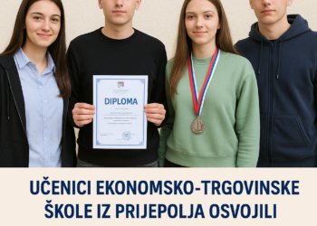 Učenici Ekonomsko-trgovinske škole iz Prijepolja osvojili drugo mesto na republičkom takmičenju