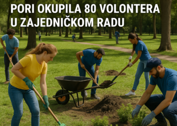 Akcija uređenja parka na Pori okupila 80 volontera u zajedničkom radu