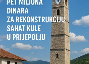 Pet miliona dinara za rekonstrukciju Sahat kule u Prijepolju 2 Pet miliona dinara za rekonstrukciju Sahat kule u Prijepolju