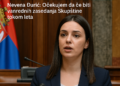 „Beograd: Vanredna zasedanja Skupštine Srbije tokom leta najavljena“ Nevena Đurić: Očekujem da će biti vanrednih zasedanja Skupštine tokom leta