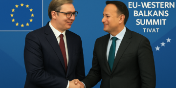 Vučić na Samitu EU-Zapadni Balkan u Tivtu: Razgovor o proširenju EU Vučić sa premijerom Irske o procesu proširenja Evropske unije i reformama koje Srbija sprovodi