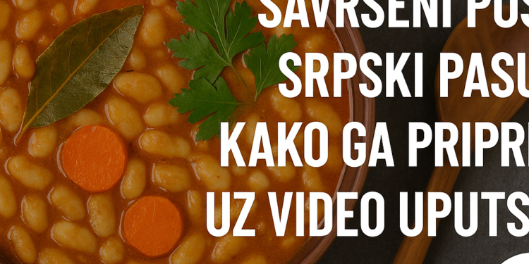 "Recept za savršeni posni srpski pasulj: Kako ga pripremiti uz video uputstvo" 1 „Recept za savršeni posni srpski pasulj: Kako ga pripremiti uz video uputstvo“