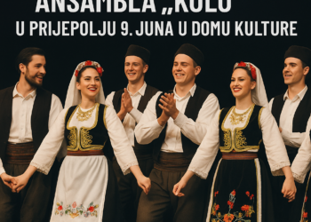 Koncert Nacionalnog ansambla „Kolo“ u Prijepolju 9. juna u Domu kulture