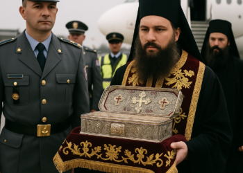 Ispraćaj časnog pojasa Presvete Bogorodice sa aerodroma "Nikola Tesla" Časni pojas ispraćen sa aerodroma "Nikola Tesla" na let ka Svetoj Gori 3 Ispraćaj časnog pojasa Presvete Bogorodice sa aerodroma „Nikola Tesla“ Časni pojas ispraćen sa aerodroma „Nikola Tesla“ na let ka Svetoj Gori
