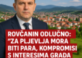 Rovčanin odlučno: ‘Za Pljevlja mora biti para, kompromisi s interesima grada nisu opcija!’