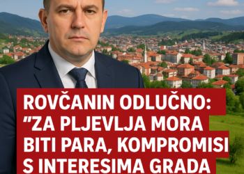 Rovčanin odlučno: ‘Za Pljevlja mora biti para, kompromisi s interesima grada nisu opcija!’
