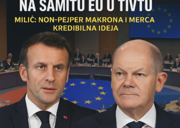 Kredibilitet non-pejpera Makrona i Mercea na Samitu EU u Tivtu Milić: Non-pejper Makrona i Merca kredibilna ideja 1 Kredibilitet non-pejpera Makrona i Mercea na Samitu EU u Tivtu Milić: Non-pejper Makrona i Merca kredibilna ideja