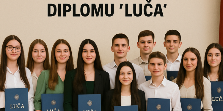 „Jedanaest učenika OŠ Salko Aljković ponosno prima diplomu 'Luča'“ 1 „Jedanaest učenika OŠ Salko Aljković ponosno prima diplomu ‘Luča’“