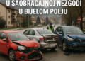 Tri vozila sudarila se u saobraćajnoj nezgodi u Bijelom Polju