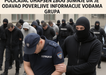 U Novom Sadu uhapšeno 12 osoba, među njima policajac zbog korupcije Policajac uhapšen zbog sumnje da je odavao poverljive informacije vođama grupa 1 U Novom Sadu uhapšeno 12 osoba, među njima policajac zbog korupcije Policajac uhapšen zbog sumnje da je odavao poverljive informacije vođama grupa