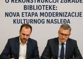 Potpisan ugovor o rekonstrukciji zgrade Biblioteke: Nova etapa modernizacije kulturnog nasleđa